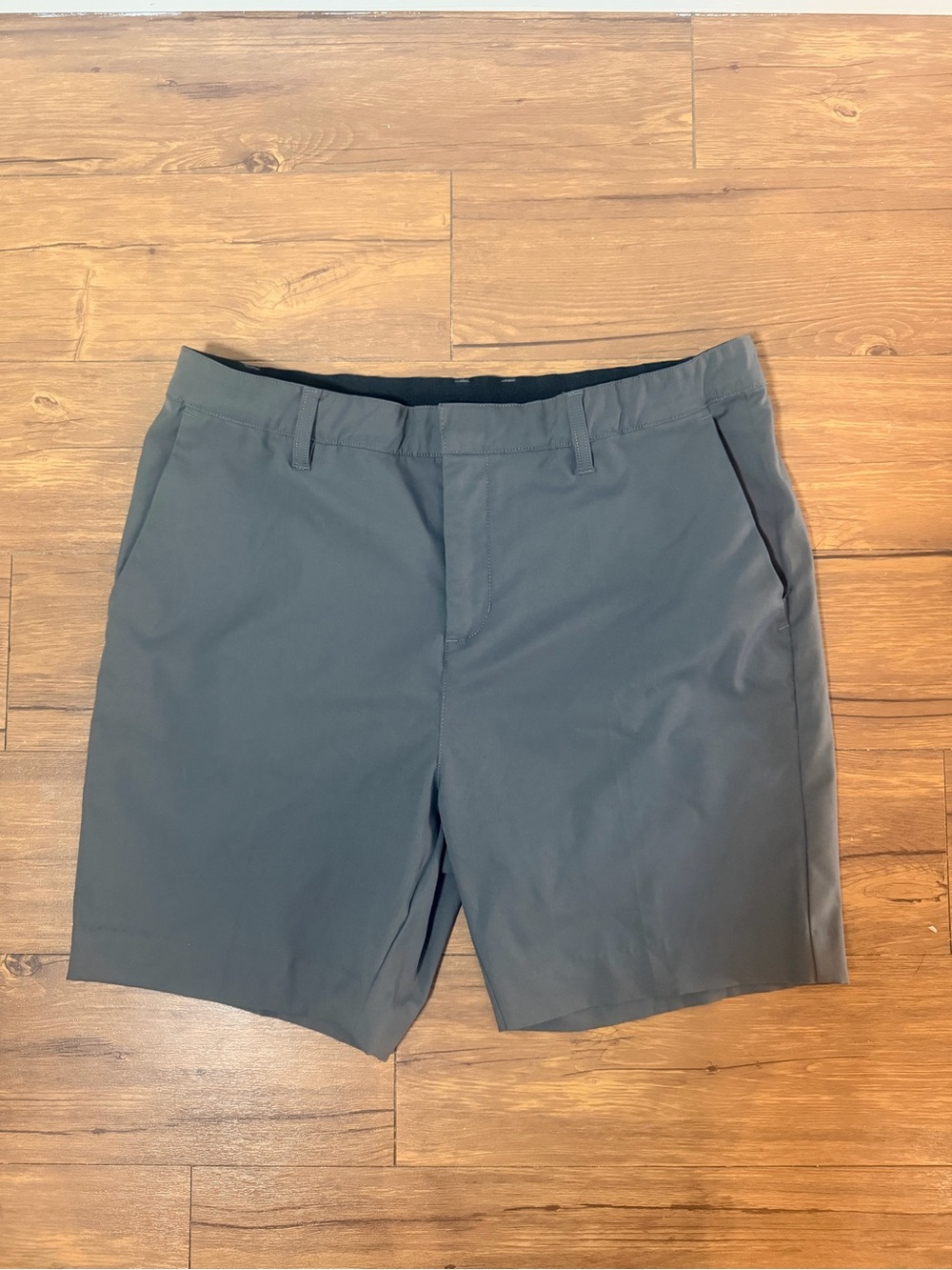 BYLT Premium Basics Performance Shorts Size 36 Gray Flat Front